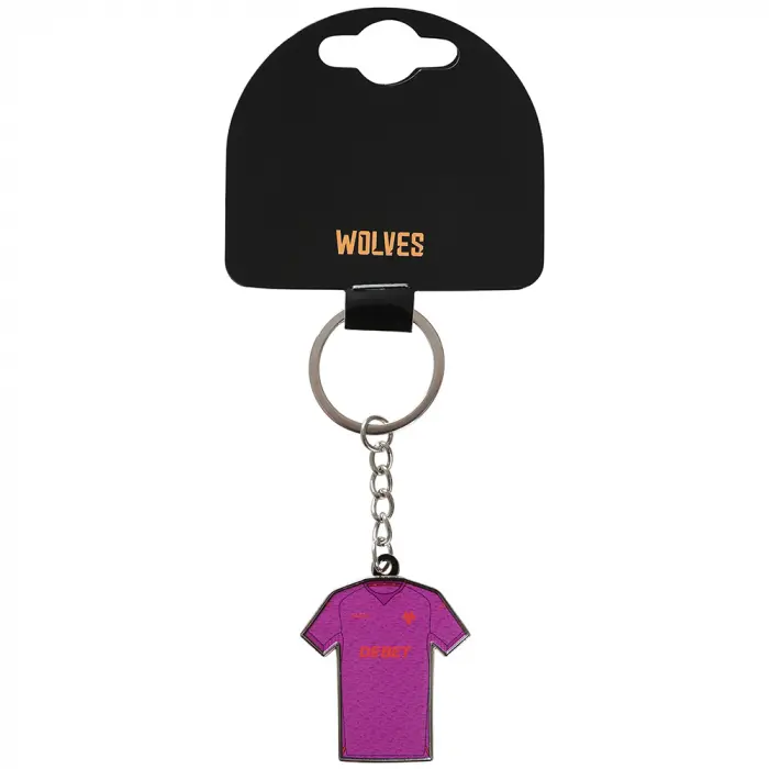 Wolverhampton Wanderers Kits Shop | 2024-25 3rd Kit Keyring Wolves Jerseys and Gear